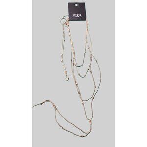 Lydell New York Layered Gold-Tone Necklace With Bead Accents & Box